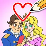 Draw Happy Princess