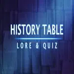 History Table: Lore & Quiz