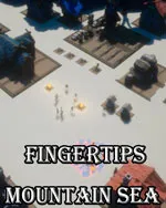Fingertips mountain sea- paradise island