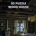 3D PUZZLE - Wood House