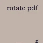 rotatePDF: A Corporate Tale