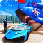 US Police City Car Transport Truck 3D