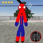 Amazing Spider-StickMan Rope Hero Gangstar Crime