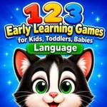 123 Early Learning Games for Kids, Toddlers, Babies: Language