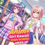 Anime Girl Kawaii High School Dress Up