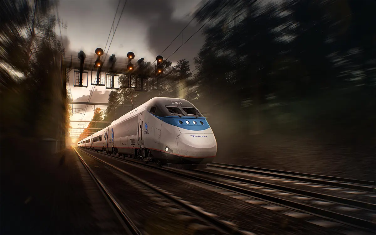 Amtrak's Acela Heading For Train Sim World 3 in Latest DLC