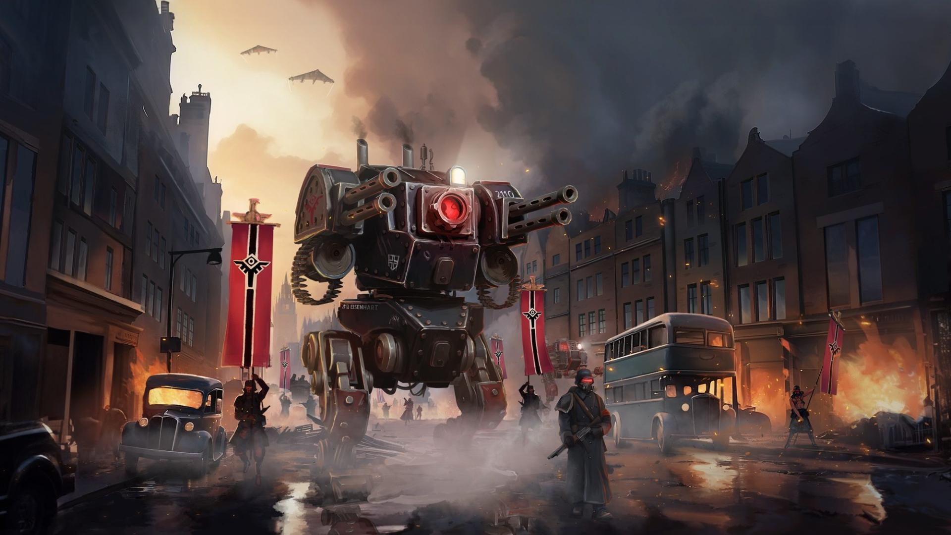 It's a Mech-vs-Mech Battle in Upcoming Dieselpunk Grit and Valor - 1949