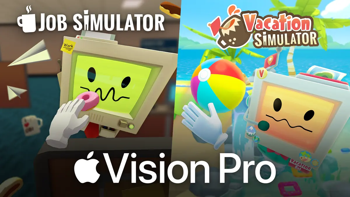 Job and Vacation Simulators Now on Apple Vision Pro