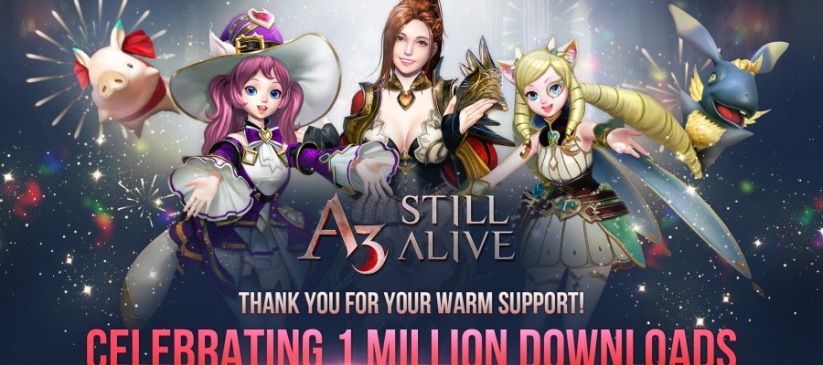 A3: Still Alive Celebrates One Million Subscribers in the First Week of Launch