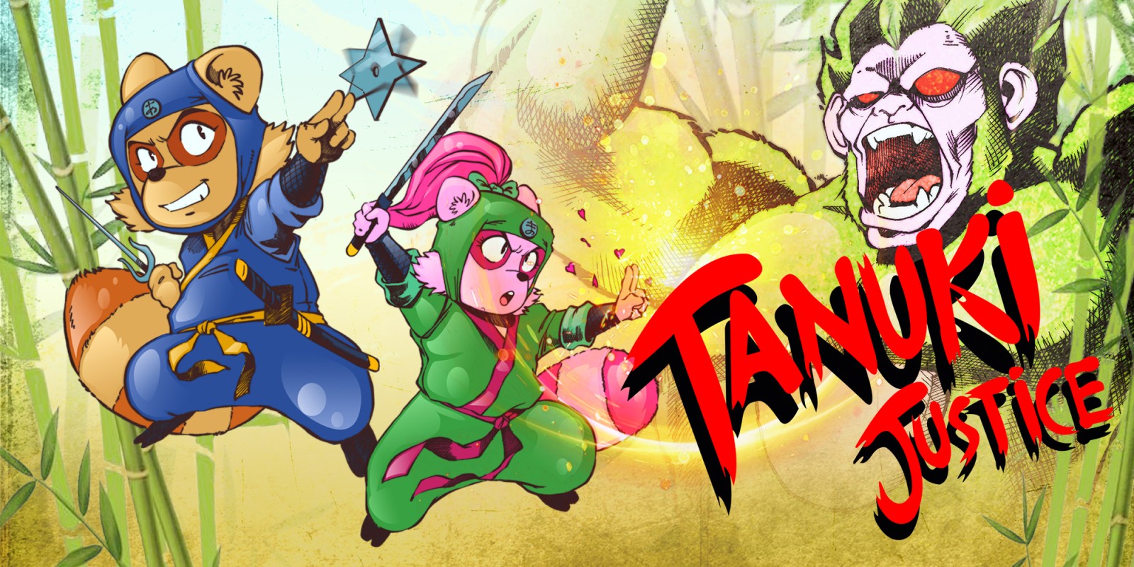Tanuki Justice Now Available for the Nintendo Switch