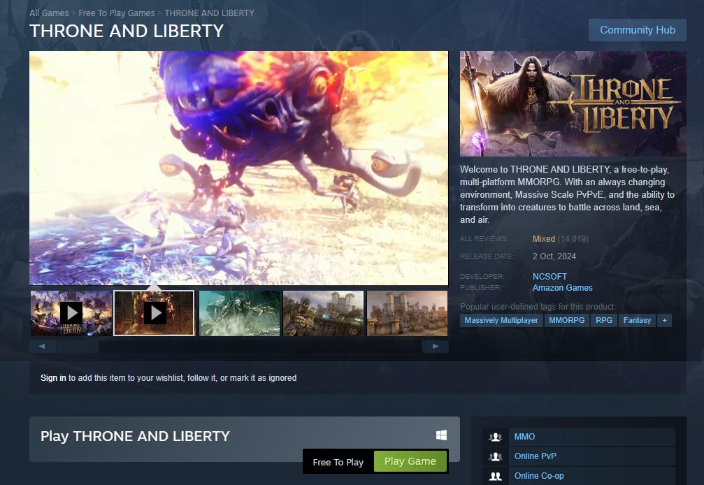 Throne and Liberty screenshot