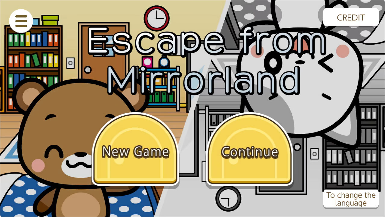 Escape from Mirrorland～The Adventures of Nyanzou&Kumakichi: Escape Game Series～