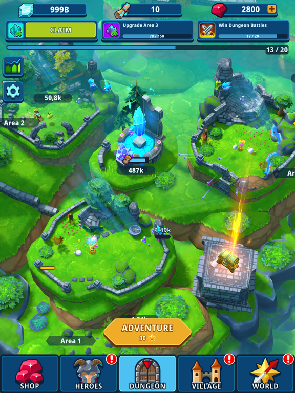 Idle Dungeon Manager