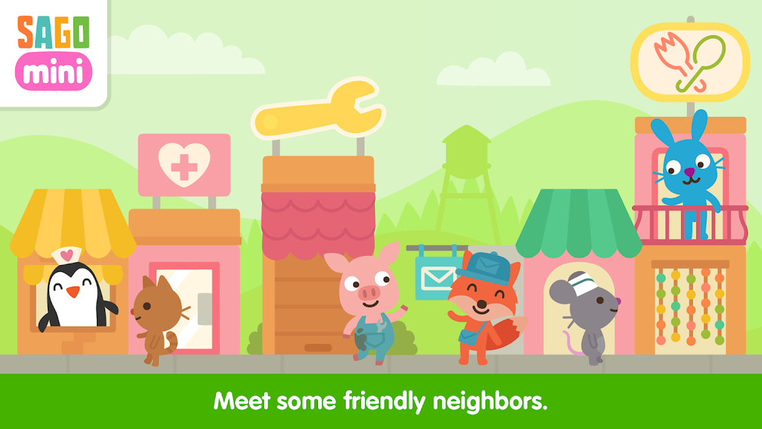 Sago Mini Neighborhood Blocks