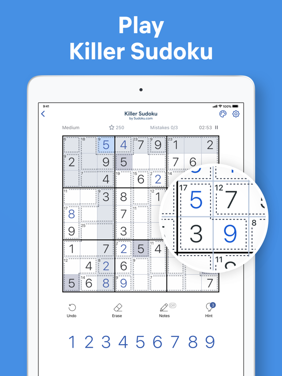 Killer Sudoku by Sudoku.com