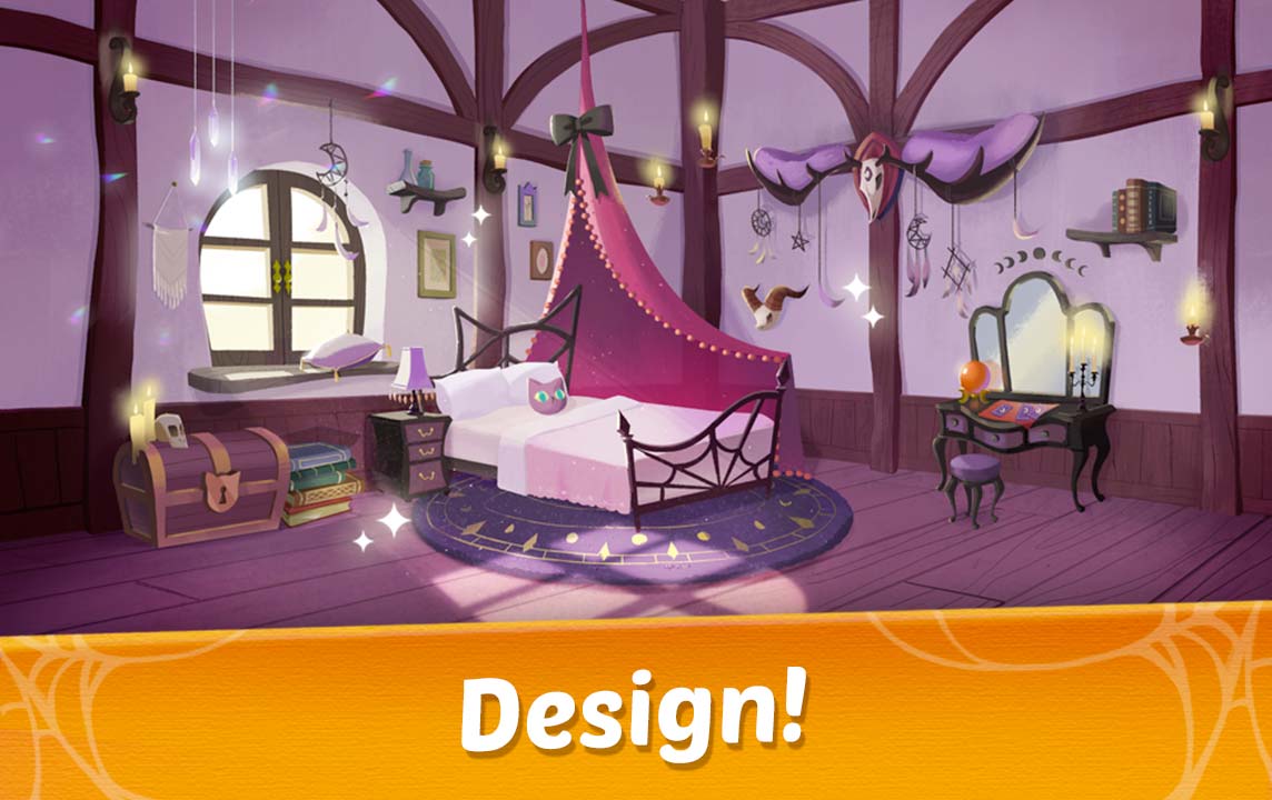 Witch & Cats - Match 3 Puzzle