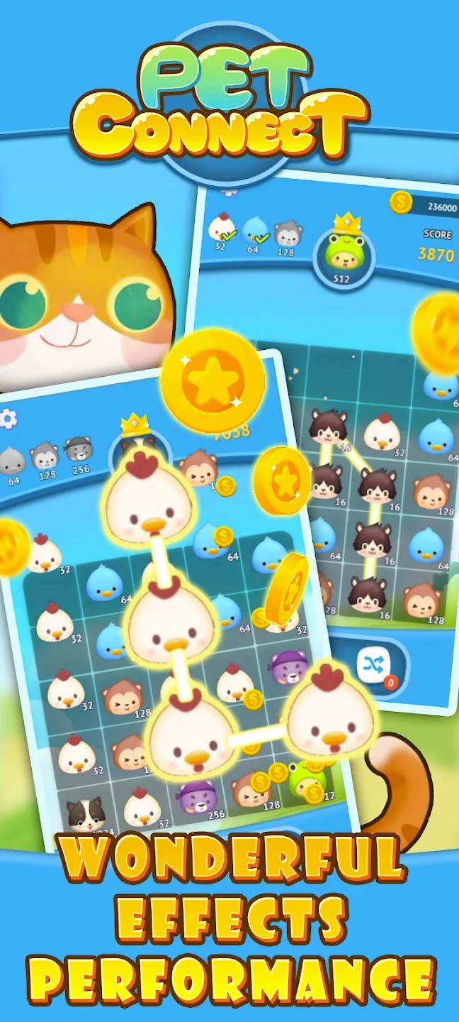 Pet Connect - cute pets match