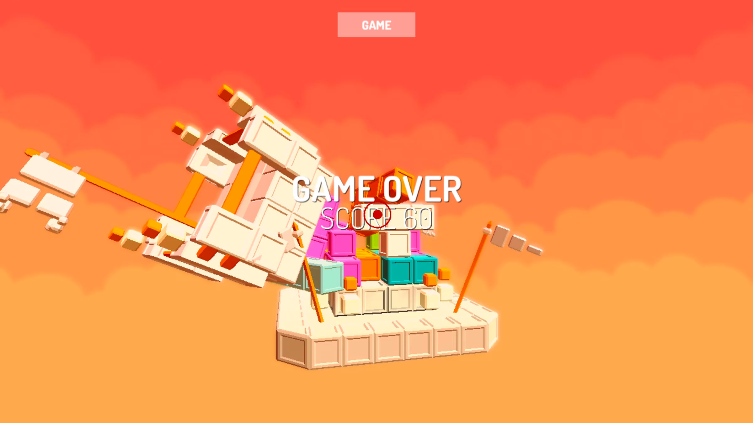 Fortress Building Puzzle - Galaxy Cube Tower Simulator Game