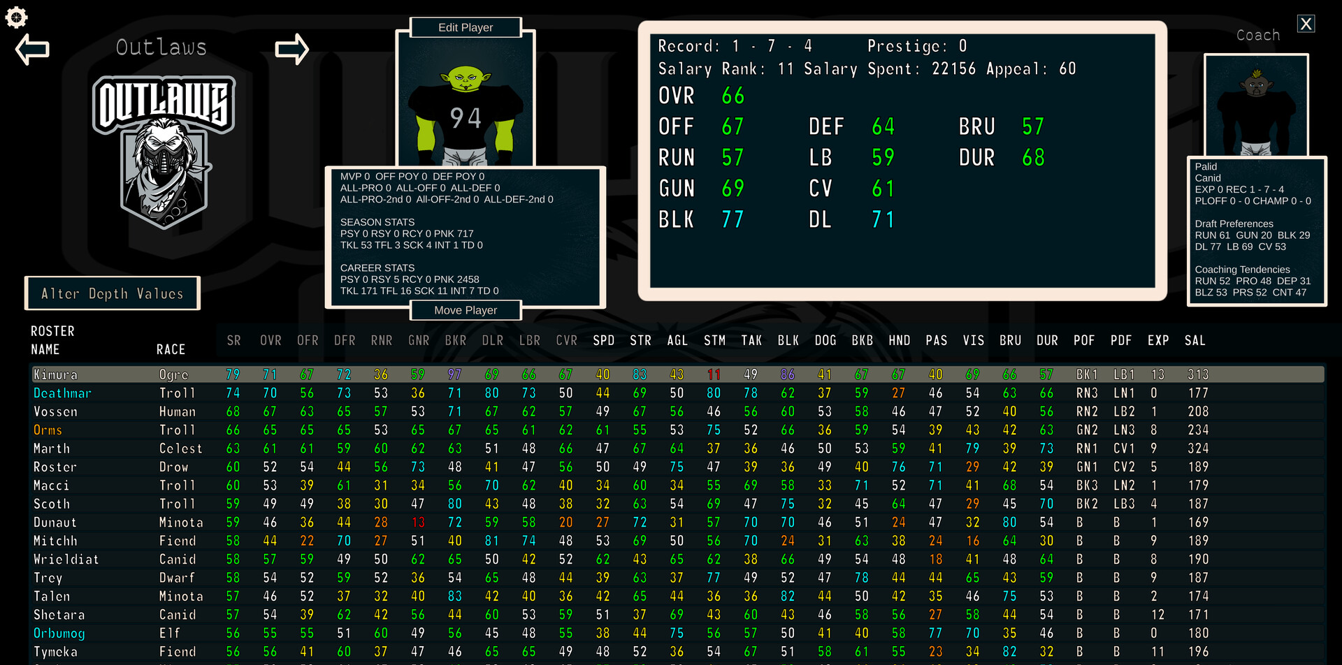 FFFL: Brutalball Manager