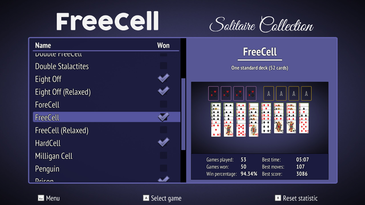 FreeCell Solitaire Collection