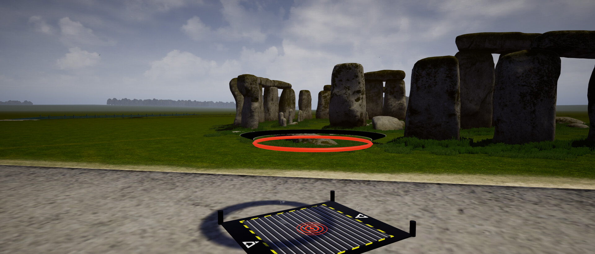 Infinadeck Stonehenge