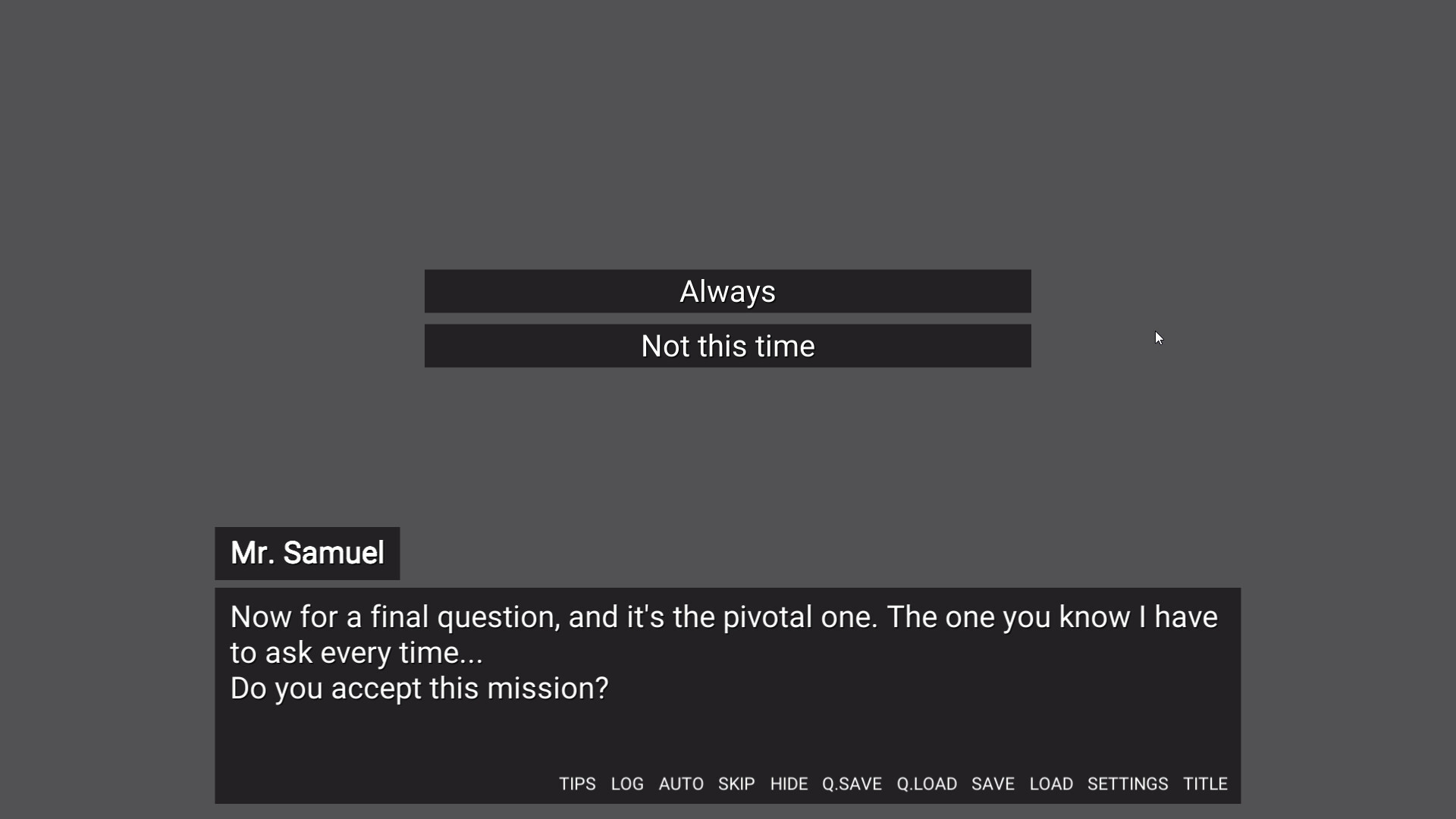 There's Always a Madman: Fight or Flight