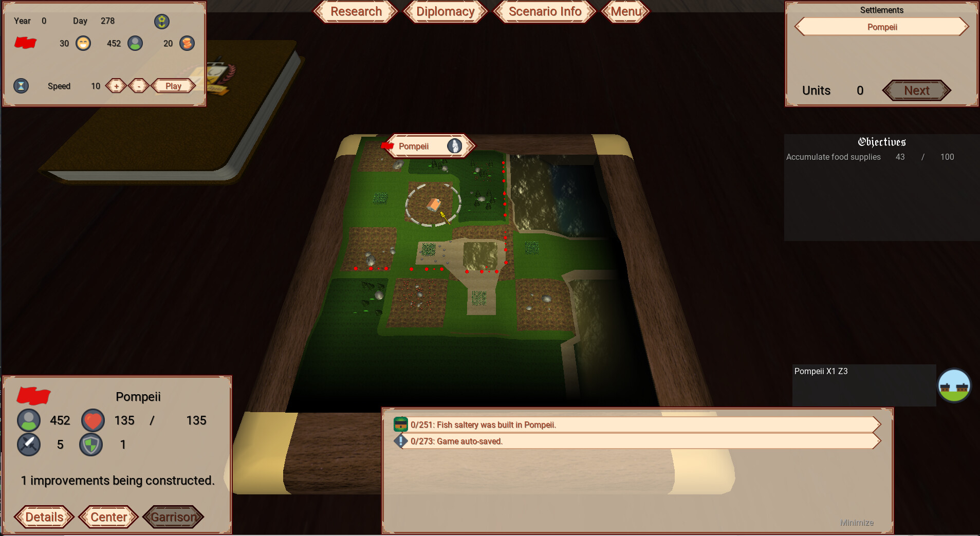 Time and Time again - a Strategy game