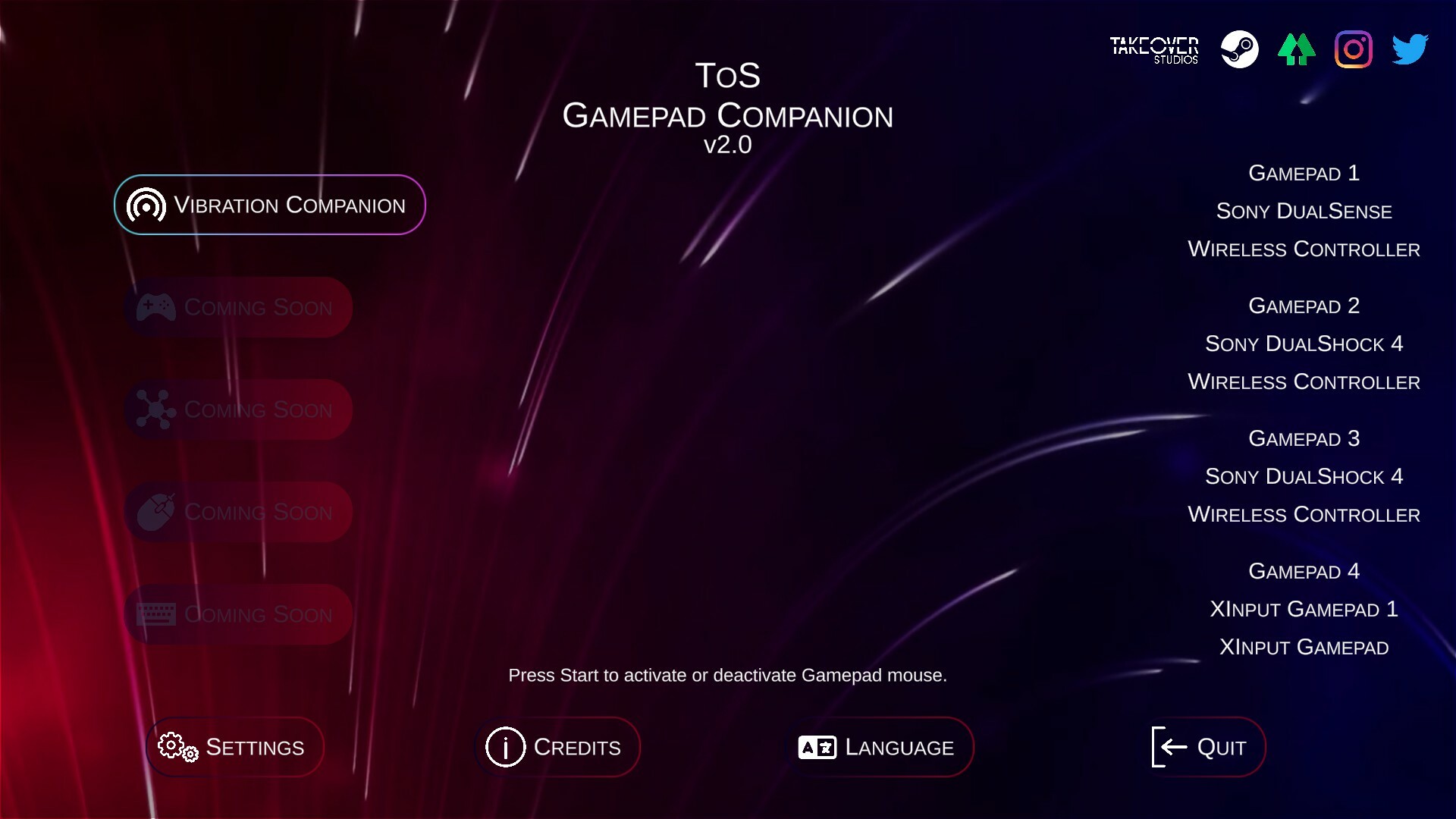 ToS Gamepad Companion