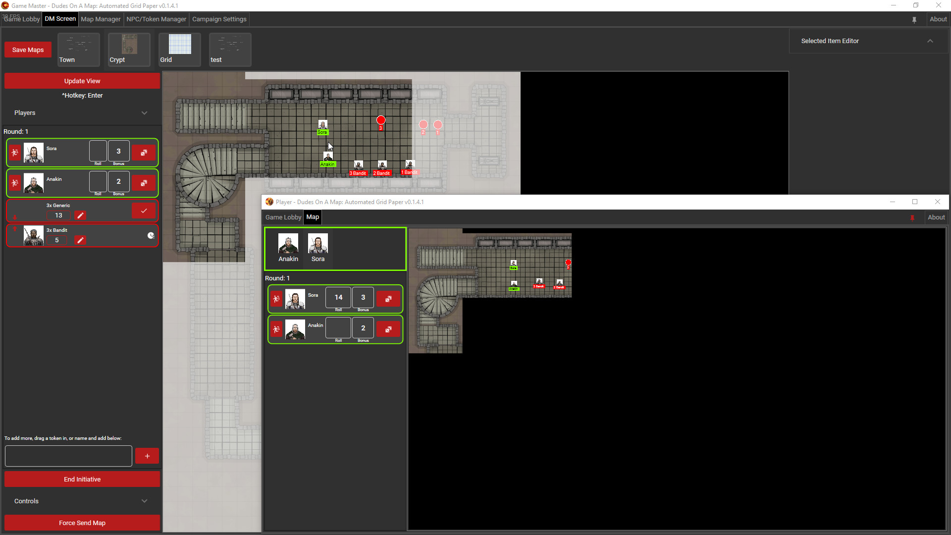 Dudes on a Map: Virtual Grid Paper