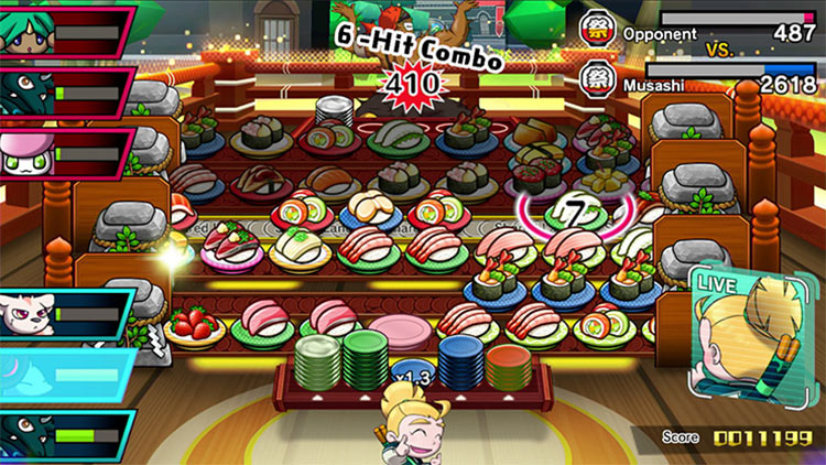 Sushi Striker: The Way of Sushido for Switch screenshot