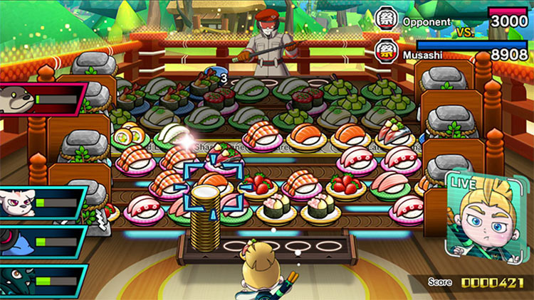 Sushi Striker: The Way of Sushido for Switch screenshot