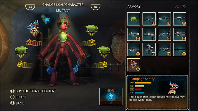 MilitAnt: Rampage Sentry