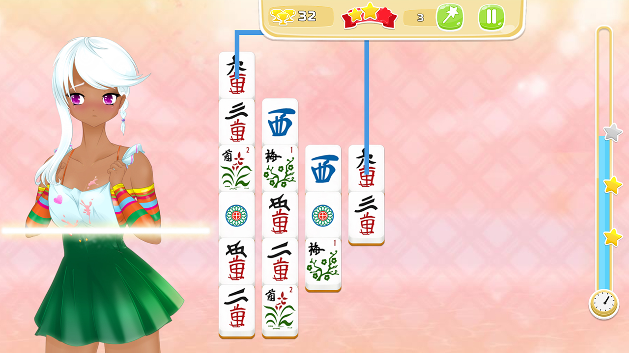 Mahjong Pretty Manga Girls