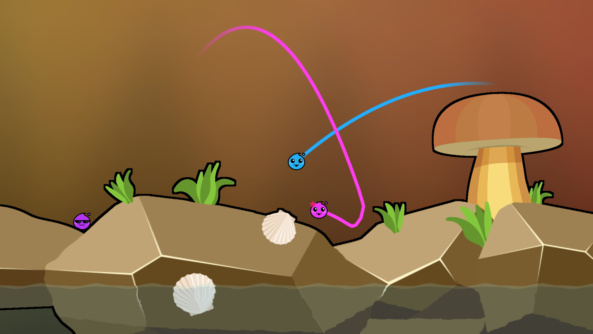 Bouncing Over It with friends