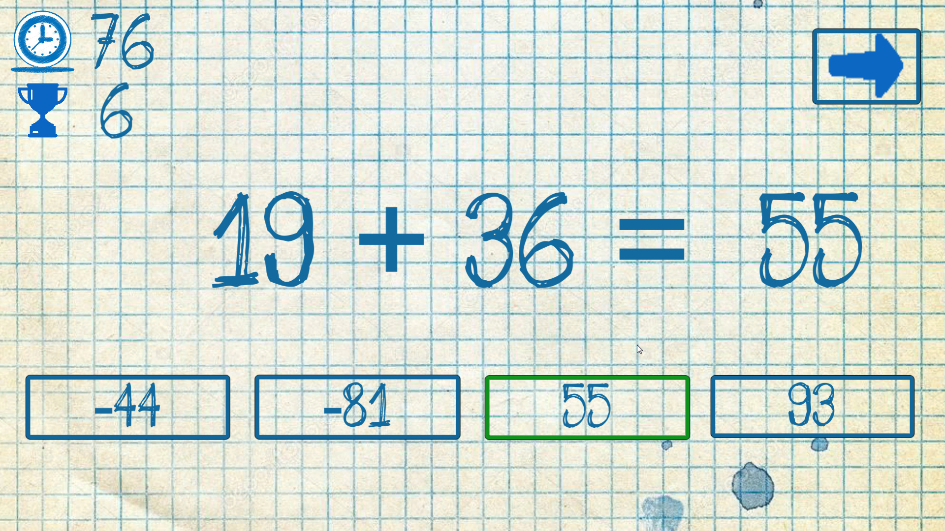 The young mathematician: Easy difficulty