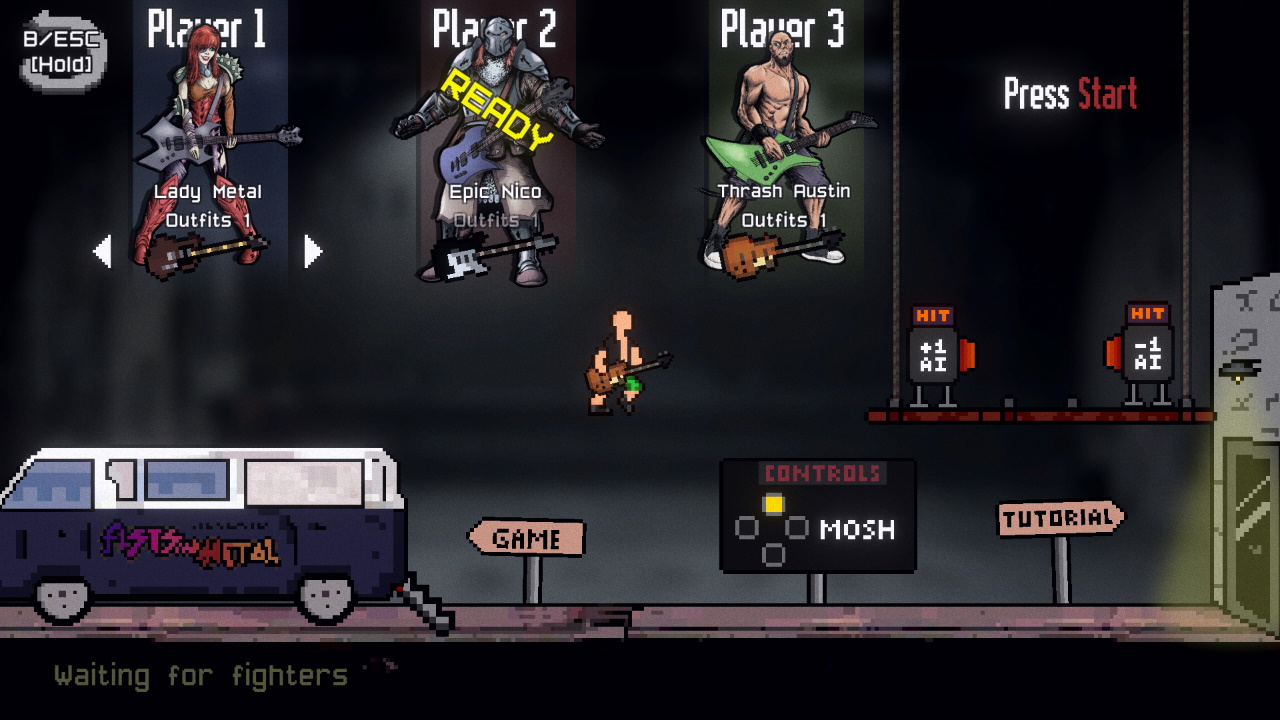 It's Raining Fists and Metal