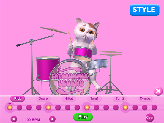 Cat Drummer Legend - Toy