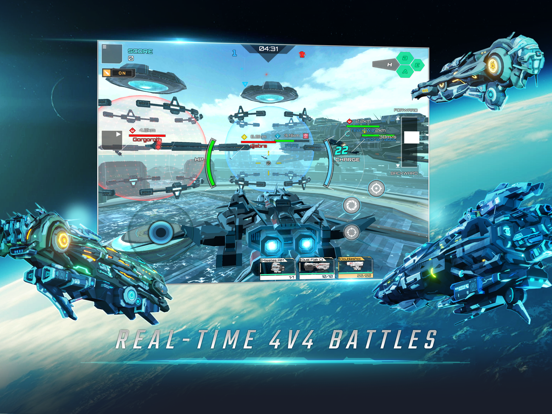 Iron Space: Real-time Spaceship Team Battles