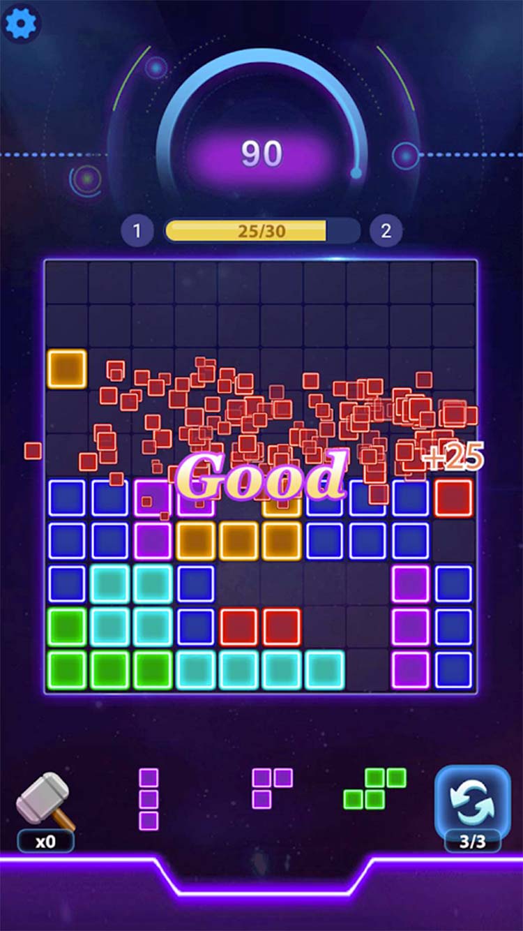 Glow Puzzle - Lucky Block Game