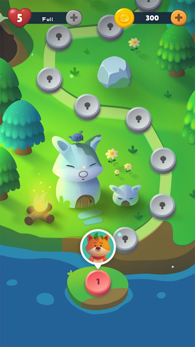 Bubble Shooter Fox - easy money