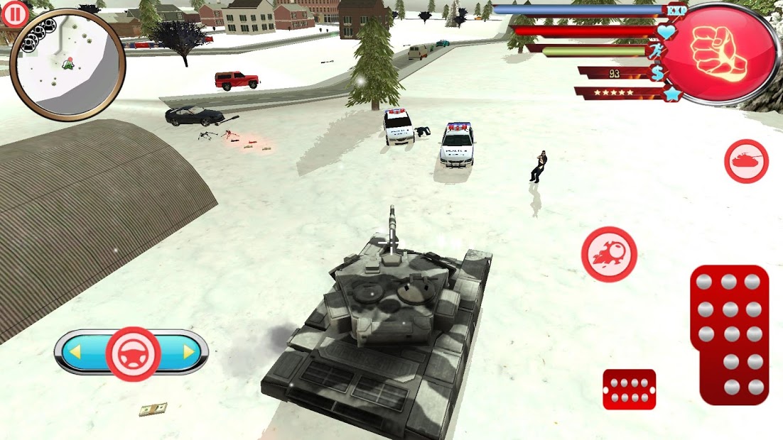 Super Santa Rope Hero Gangster crime City