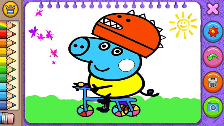 Peepa Pig: Coloring Book for piggy