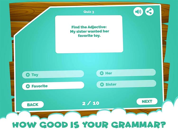 Learning Adjectives Quiz Kids