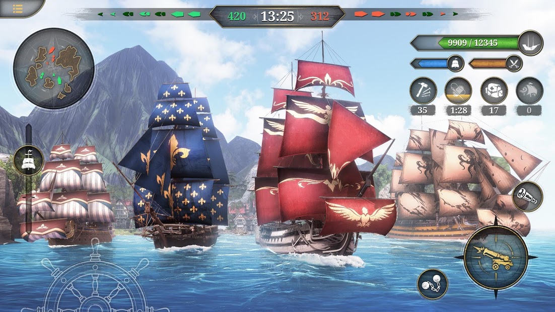 King Of Sails Ship Battle For Android Game Reviews - roblox adventures epic roblox battle ship war roblox galleons