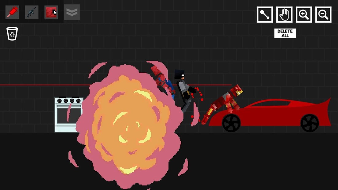 Spider Ragdoll Playground: Iron People