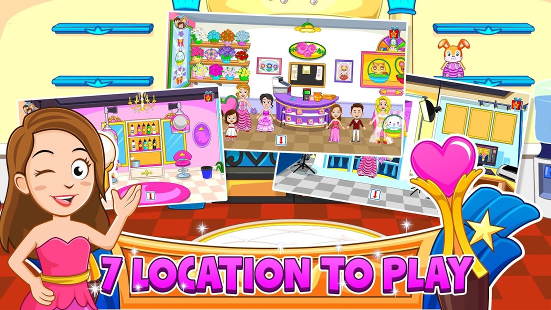 My Town : Beauty Contest - Girls Dress up & makeup