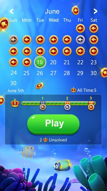 Solitaire Klondike Fish