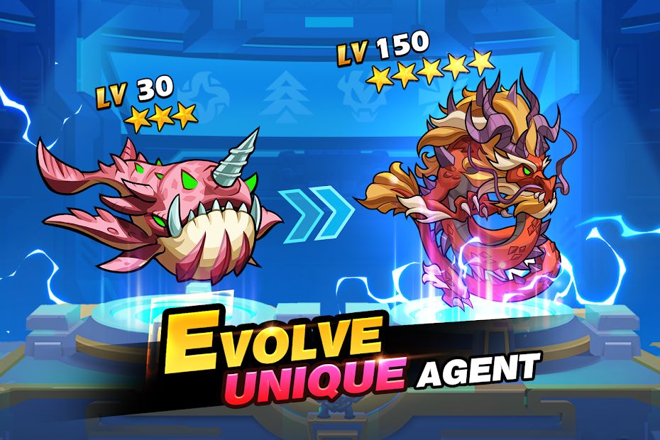 Idle Agents: Evolved