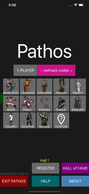 Pathos: Nethack Codex