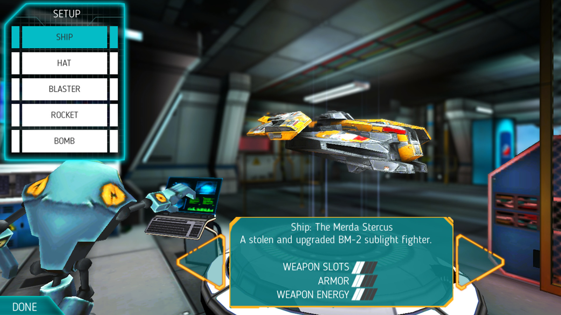 Explodey - Sci-fi Side Scroller w/ 'splosions